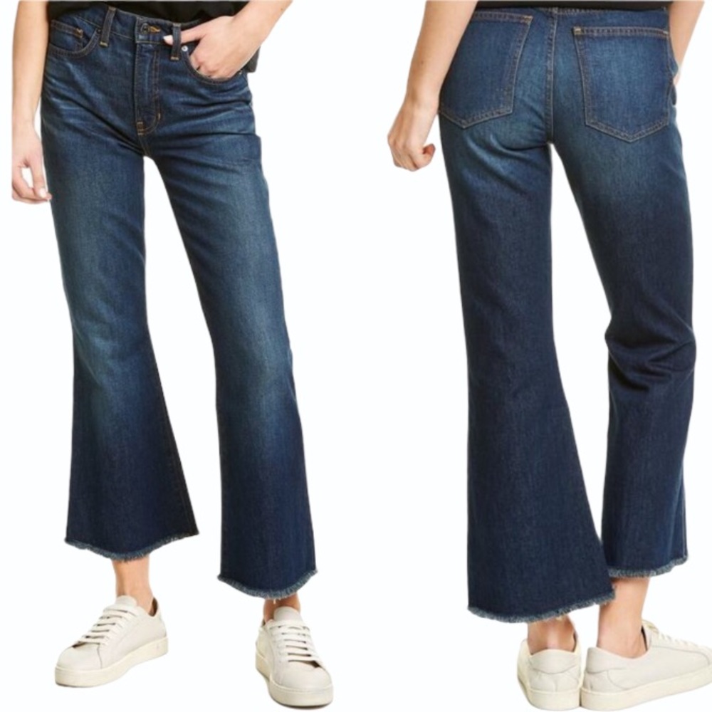 VERONICA BEARD Sandi Lunar High-Rise Cropped Jean - Picture 1 of 3